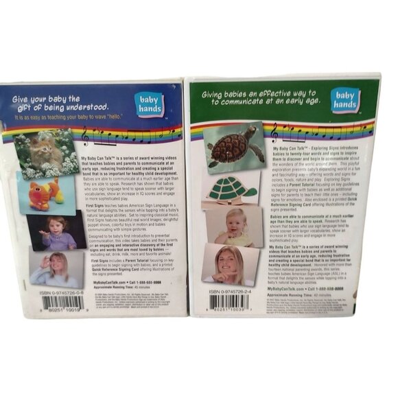 Vintage 2004-2005 My Baby Can Talk DVD Set First Signs & Exploring Signs Award - Picture 2 of 4